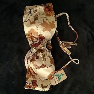 Sea Angel floral bikini top